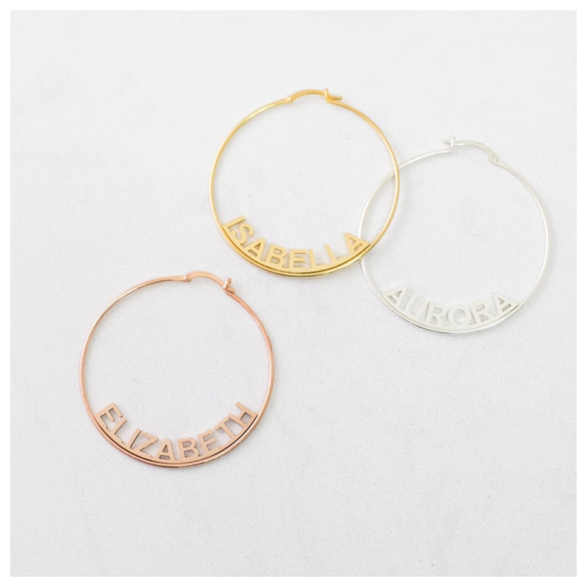 Custom Name Earrings