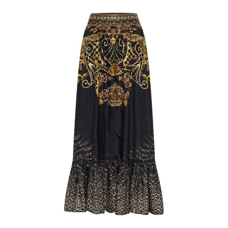 Ruffle Printed One Piece Swimsuit and Cover Up (Shipped on Apr 30th)