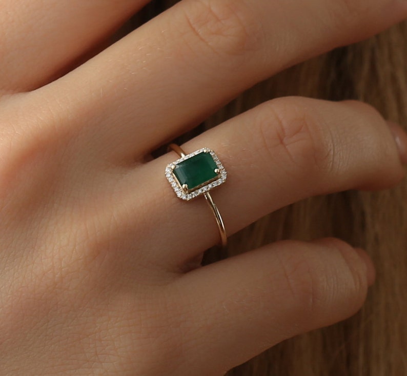 Emerald Ring, Engagement Ring