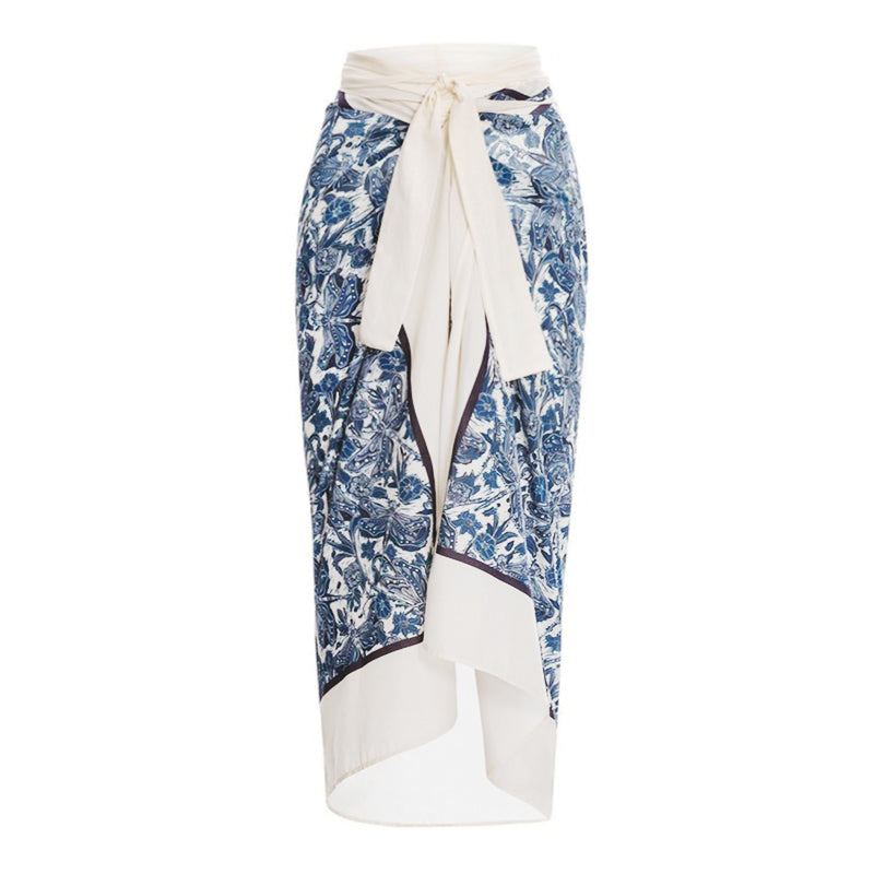 Plus Size Blue Dragonfly Printed Bikini Swimsuit and Cover Up (Shipped on Apr 25th)