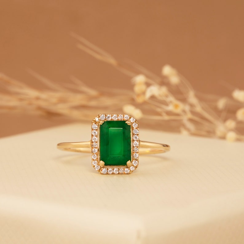 Emerald Ring, Engagement Ring