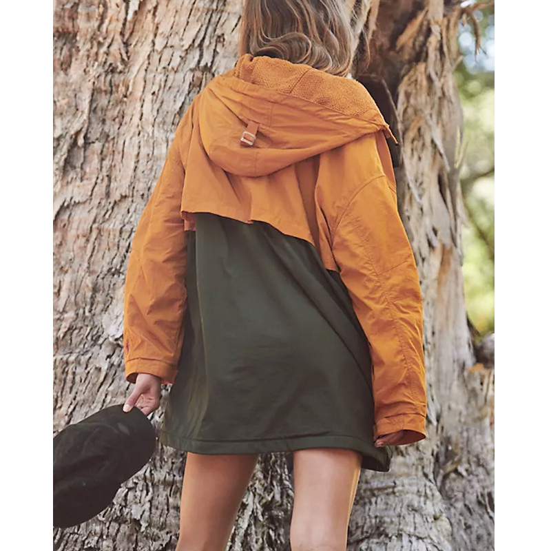 Women's Winter And Fall Outdoor Colorblock Jackets