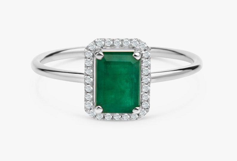 Emerald Ring, Engagement Ring