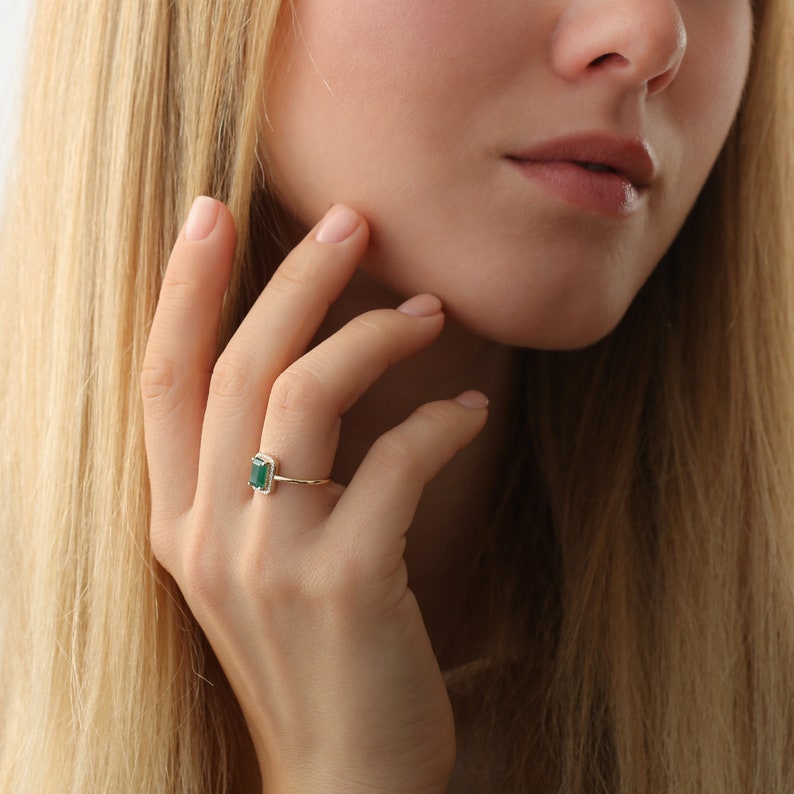 Emerald Ring, Engagement Ring