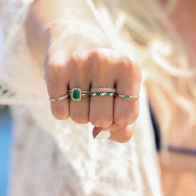 Emerald Ring, Engagement Ring