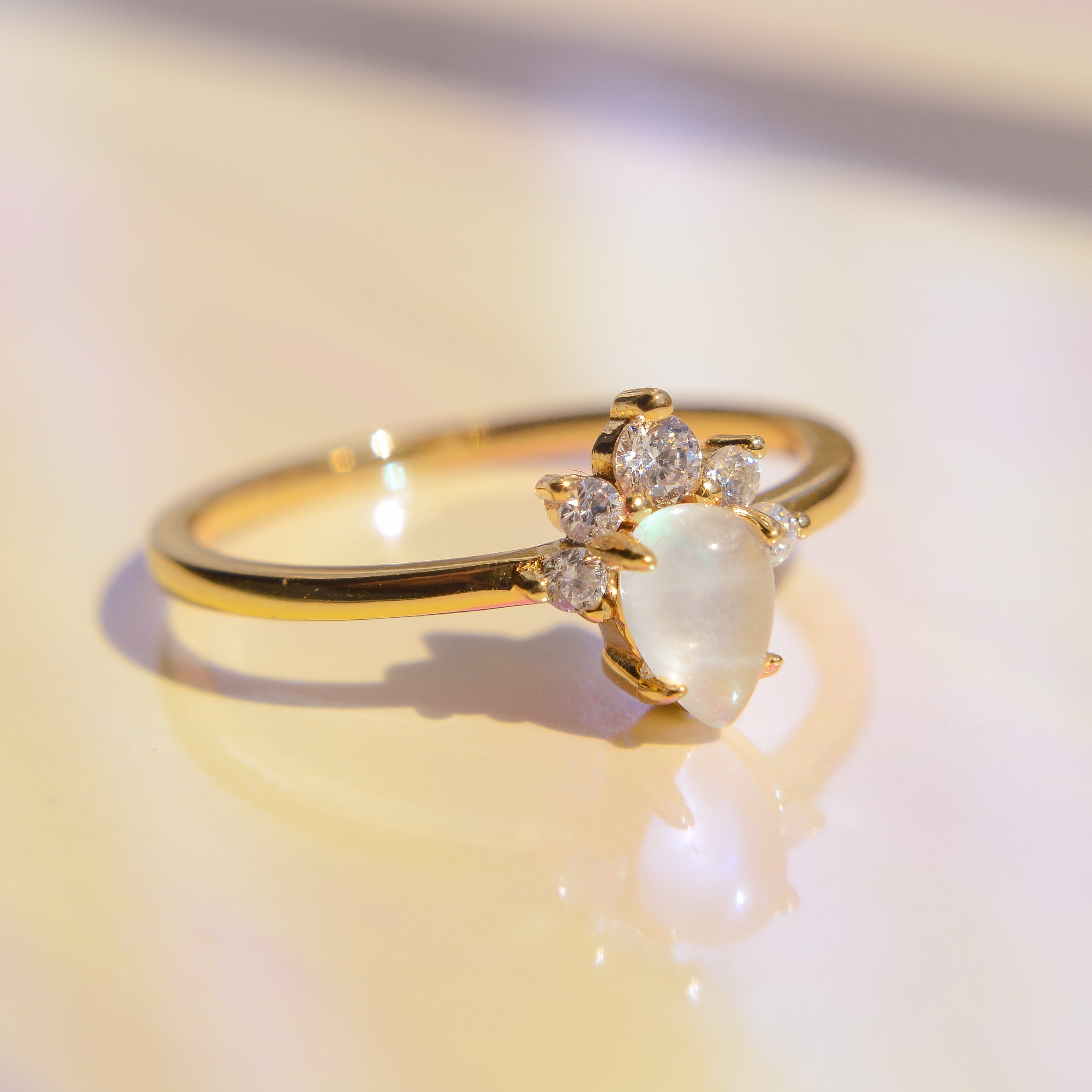 Moonstone Ring