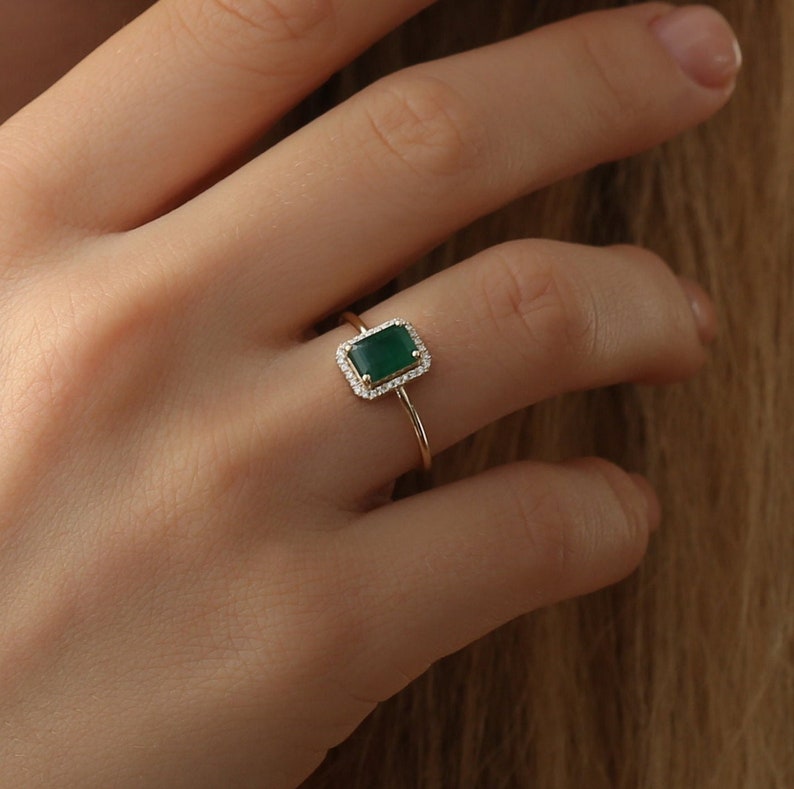 Emerald Ring, Engagement Ring