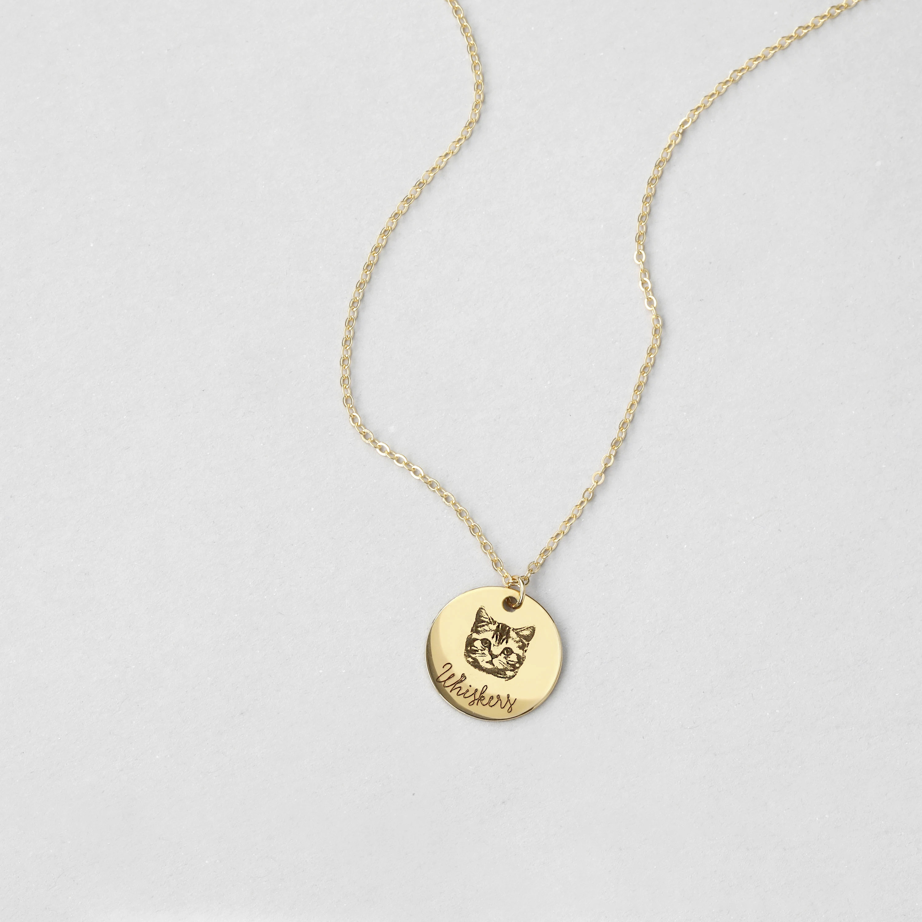 Custom Portrait Necklace for Pet Lovers