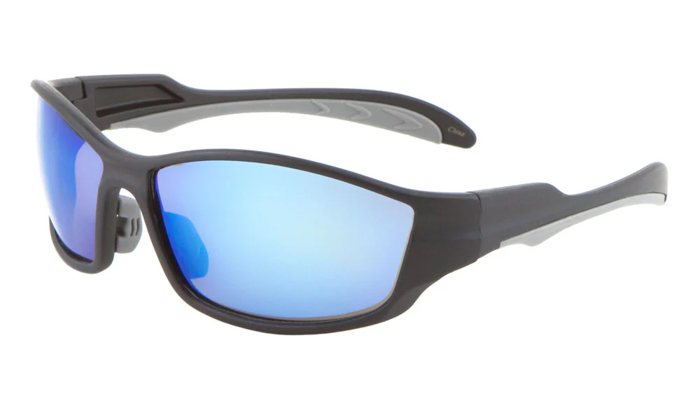 Vibrant Sporty Color Mirror Sunglasses – Sleek Design with Colorful Accents