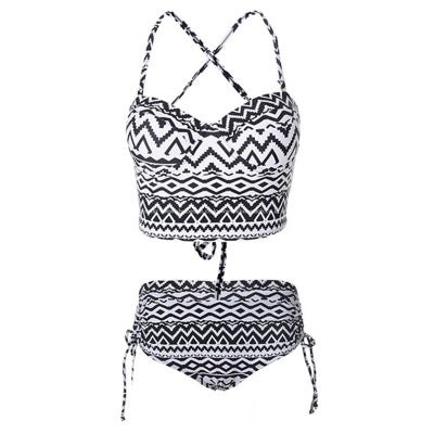 3pack Stripes Bikini and Cover up