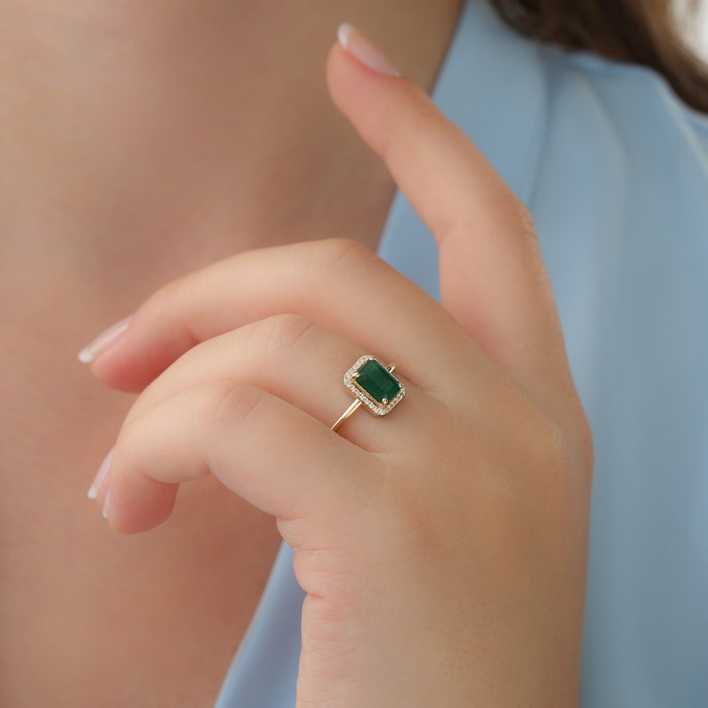 Emerald Ring, Engagement Ring