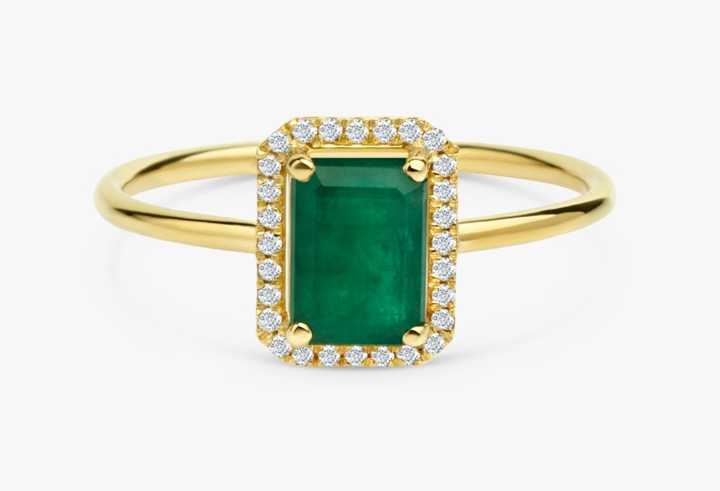 Emerald Ring, Engagement Ring