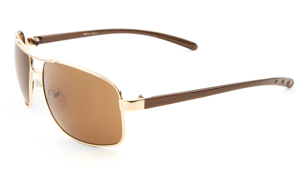 Trendy Squared Metal Sunglasses – Modern and Sleek Design with Comfortable Fit