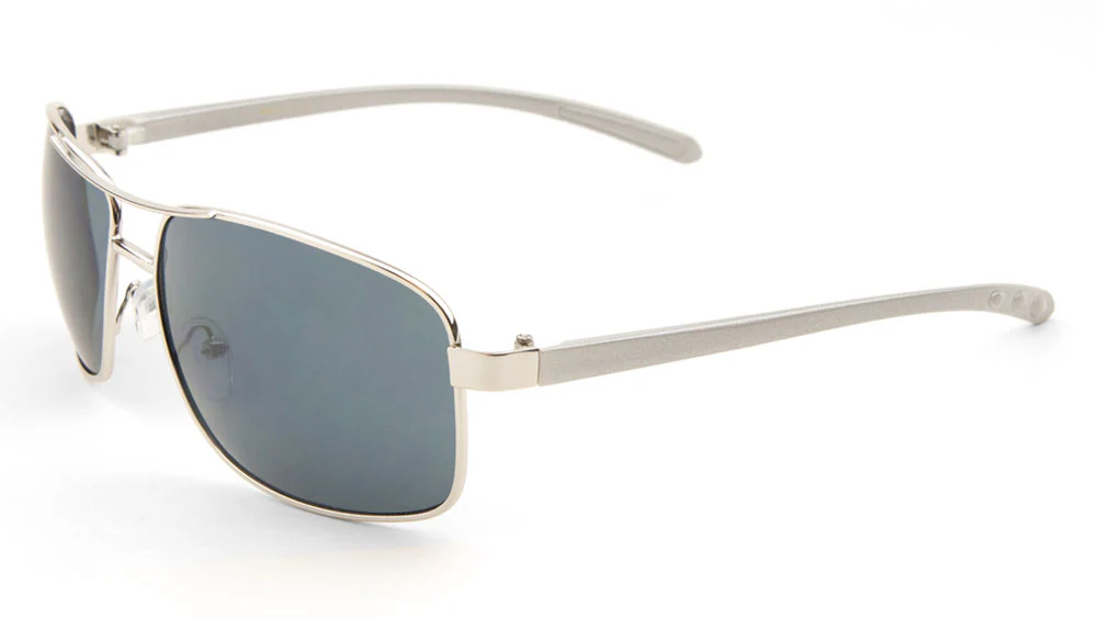 Trendy Squared Metal Sunglasses – Modern and Sleek Design with Comfortable Fit